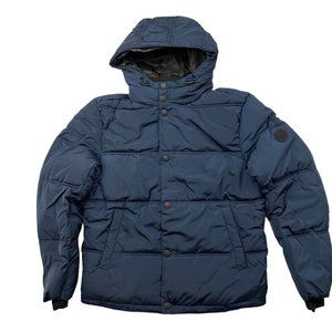 Lucky Brand Men's Full Zip Heavyweight Puffer Jacket Navy Size XS